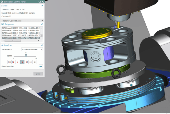 part manufacturing simulation