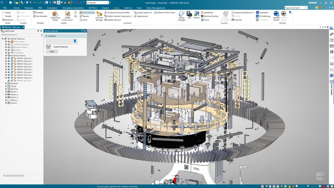 Solid Edge 2023 continues to deliver enhanced workflows, promoting greater performance and increased productivity.