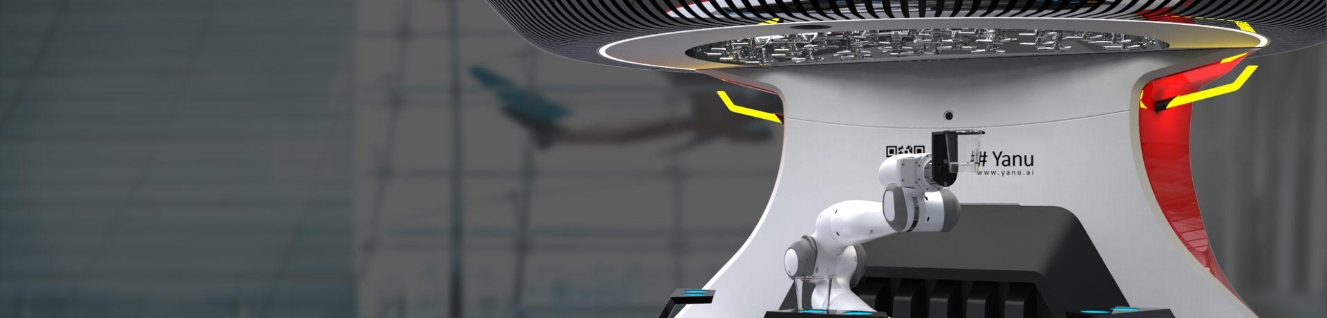 Solid Edge from Siemens was used to develop Yanu, a fully autonomous A.I. and robot empowered bartending unit. It serves drinks, handles payments, identifies and communicates with clients.
